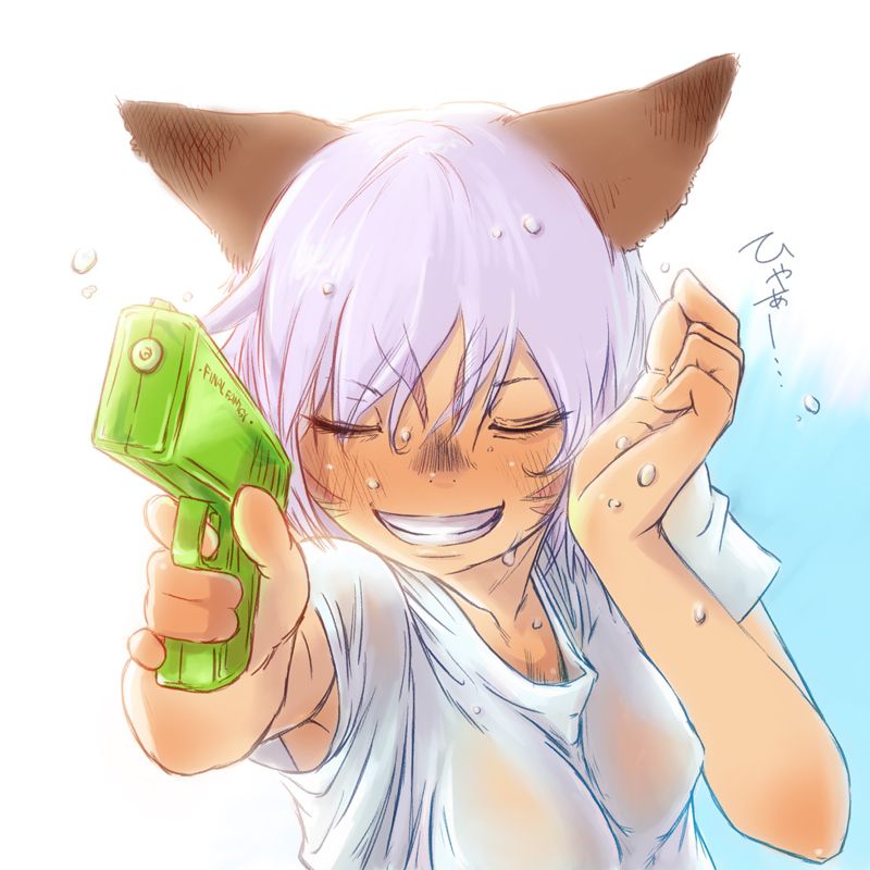 Pupi-yupi-pupi-up Image of a second girl in a bathing suit with a water gun 16