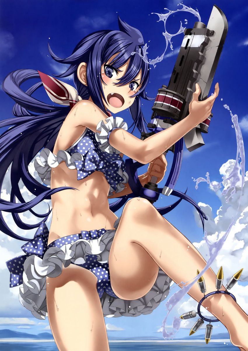 Pupi-yupi-pupi-up Image of a second girl in a bathing suit with a water gun 21