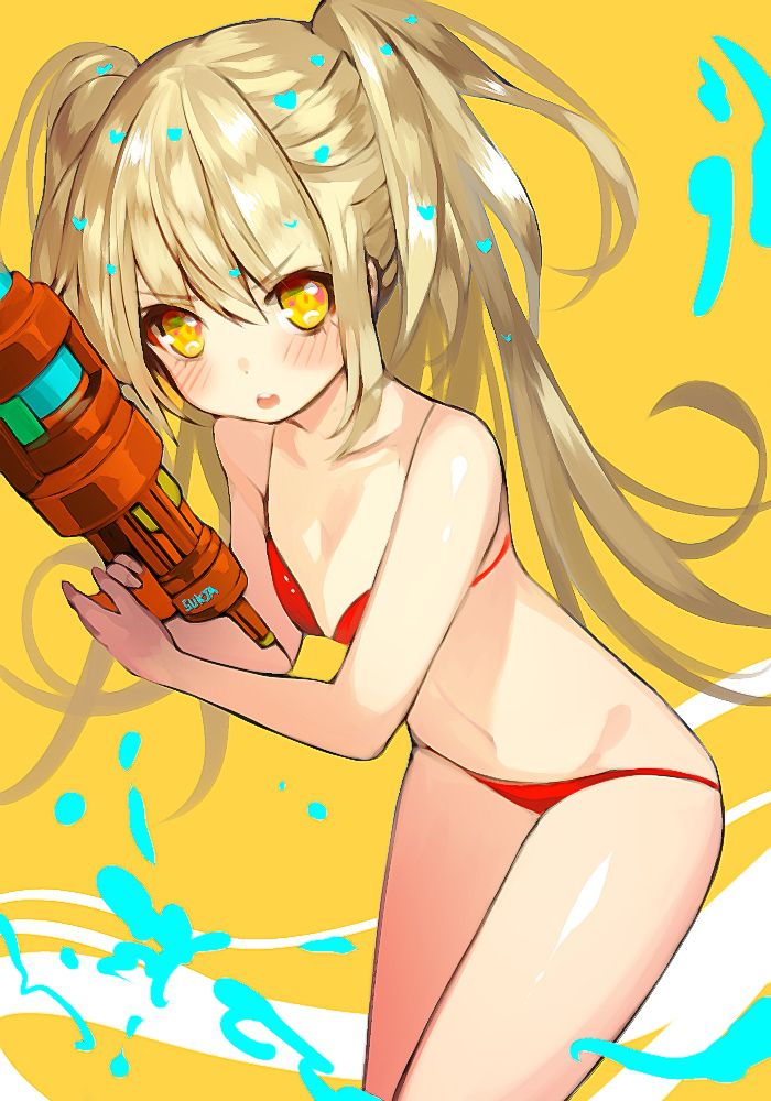 Pupi-yupi-pupi-up Image of a second girl in a bathing suit with a water gun 26