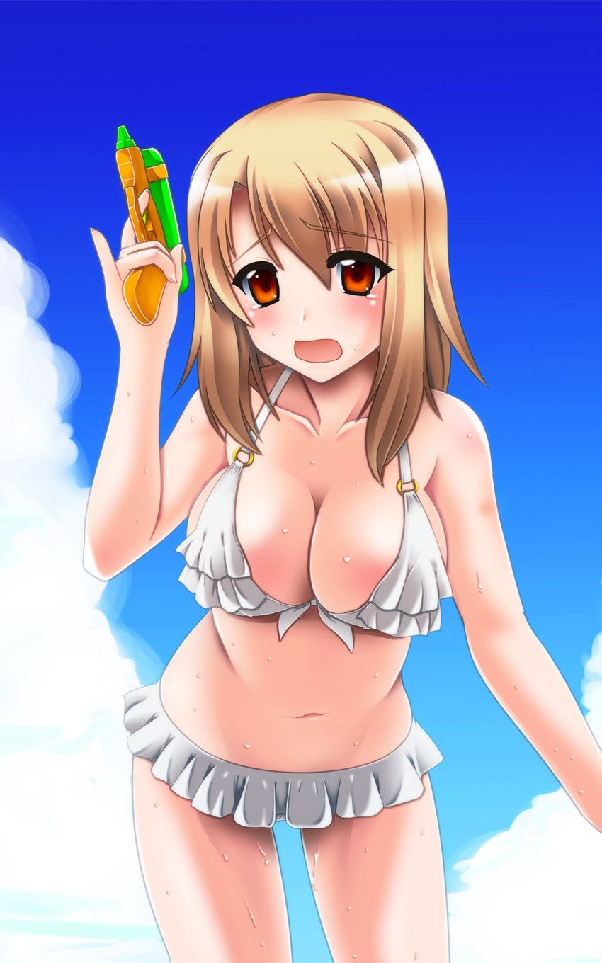 Pupi-yupi-pupi-up Image of a second girl in a bathing suit with a water gun 34