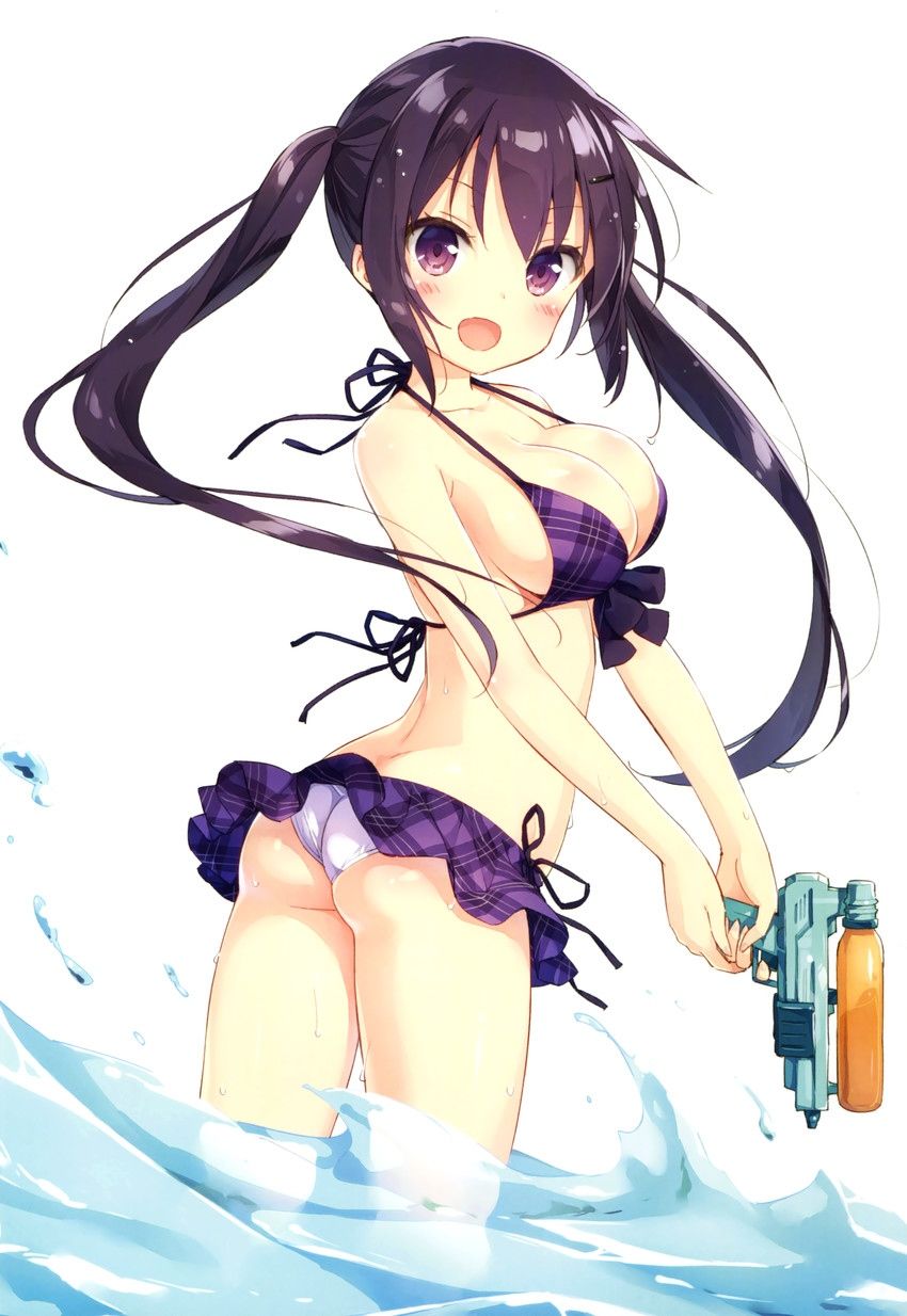 Pupi-yupi-pupi-up Image of a second girl in a bathing suit with a water gun 7