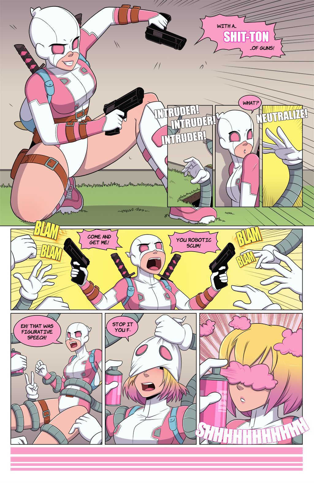 [PieceofSoap] Shits and Giggles (Gwenpool) [Ongoing] 4