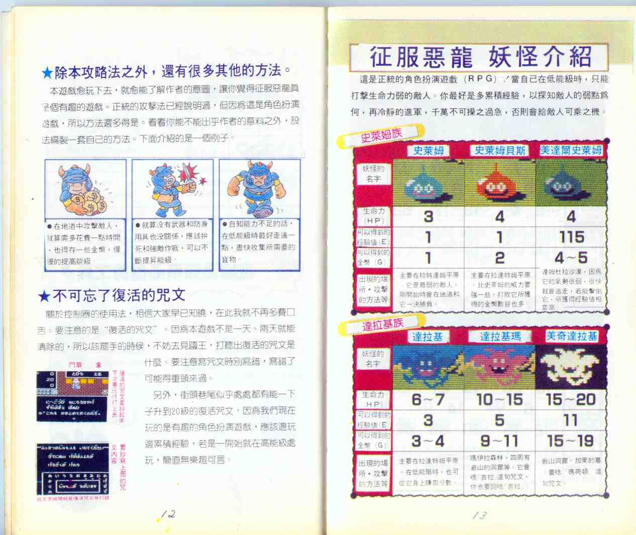 Dragon Quest Official guide (pirate version in Taiwan) 7