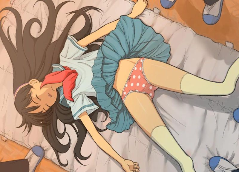 [Secondary] sleeping face erotic image summary of the girl who is cute but is really ugly when it is secondary 14