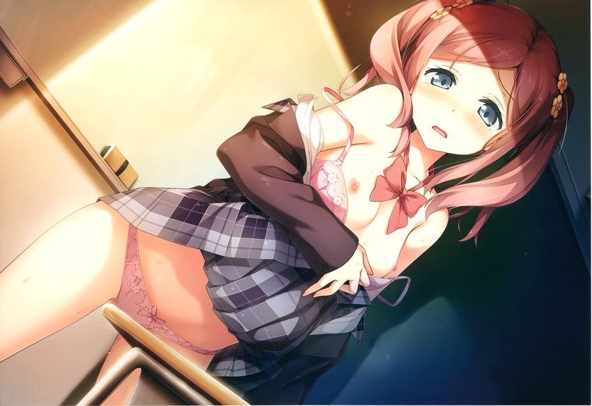 【Secondary】Erotic images of girls who are addicted to playing the horns of their own at the corner of the desk 3