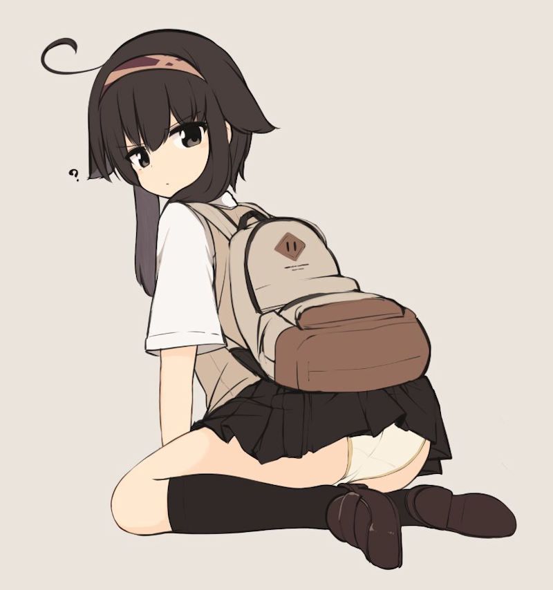 [THERE IS A JK] SECONDARY EROTIC THAT THE SKIRT IS CAUGHT IN THE STUDENT BAG AND IS PUNCHING... 27