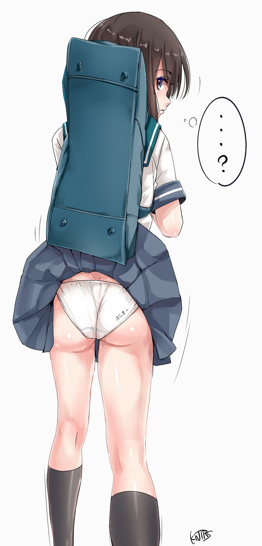 [THERE IS A JK] SECONDARY EROTIC THAT THE SKIRT IS CAUGHT IN THE STUDENT BAG AND IS PUNCHING... 8