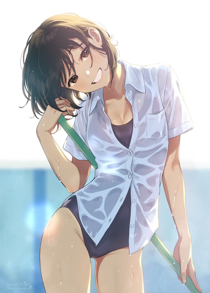 [Secondary] Let's see the erotic image of JK of the summer uniform because it is too hot 22