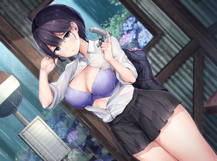[Secondary] Let's see the erotic image of JK of the summer uniform because it is too hot 50