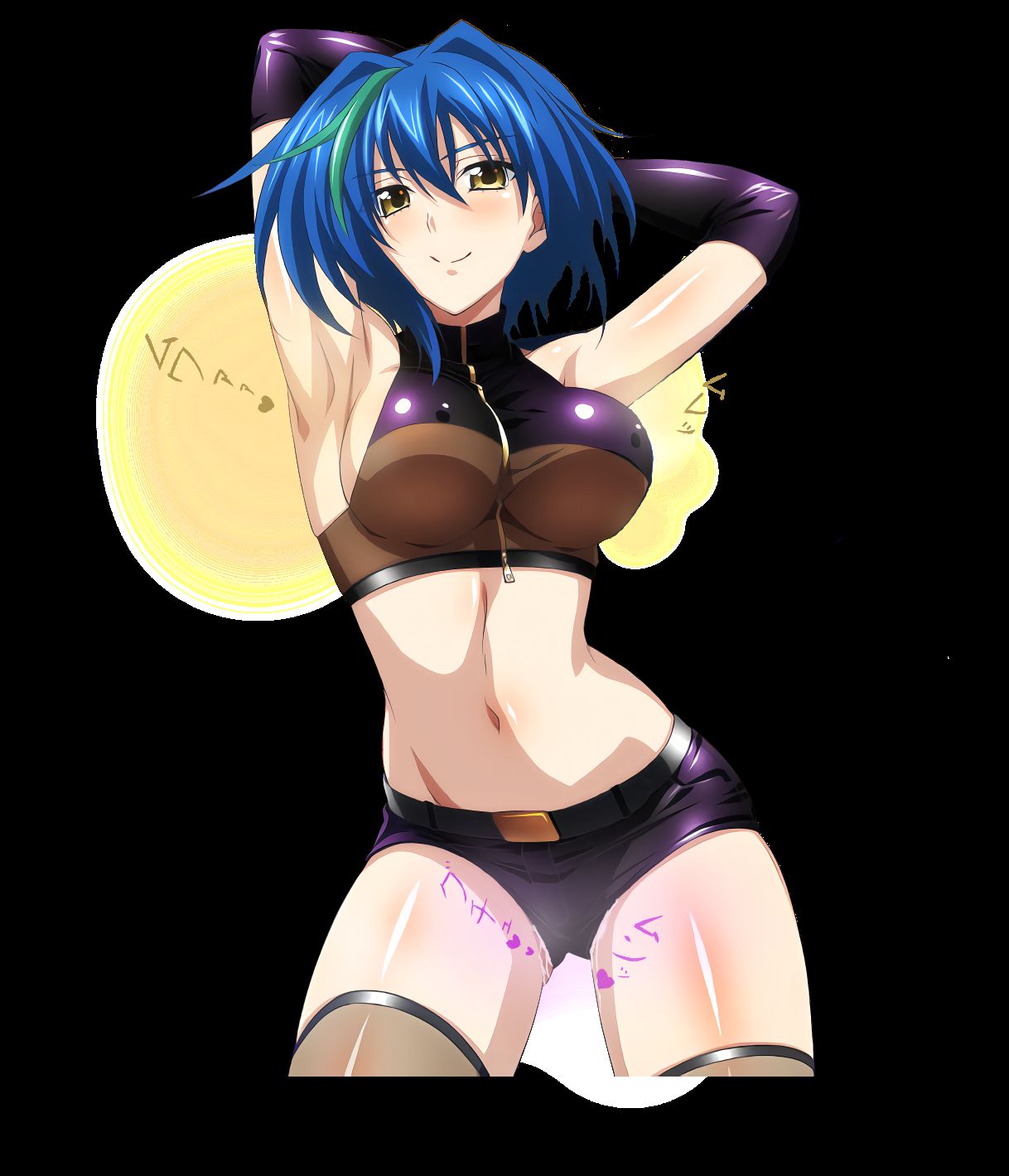 [Erocola Character Material] PNG background transparent erotic image material, such as anime characters Part 263 61