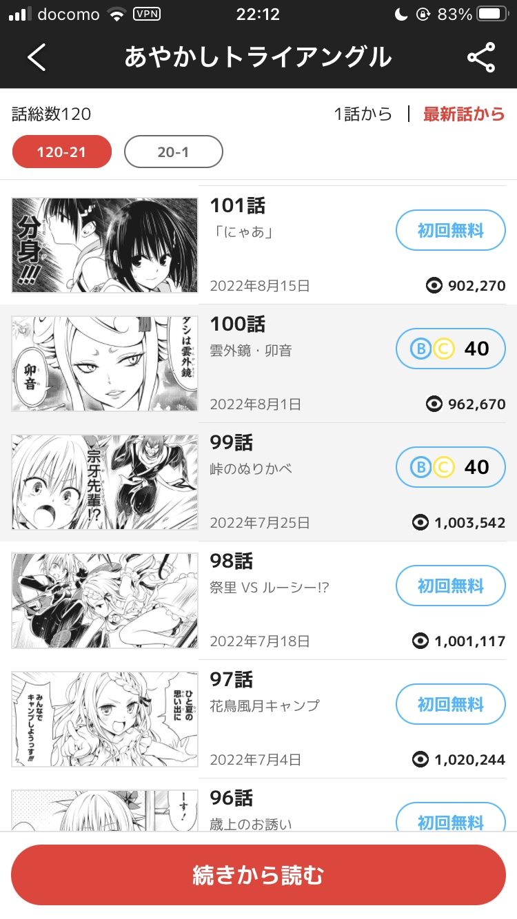 【Sad news】Reading through "ToLOVE", inadvertently exceeding the number of views of "Ayakashi Triangle" 3
