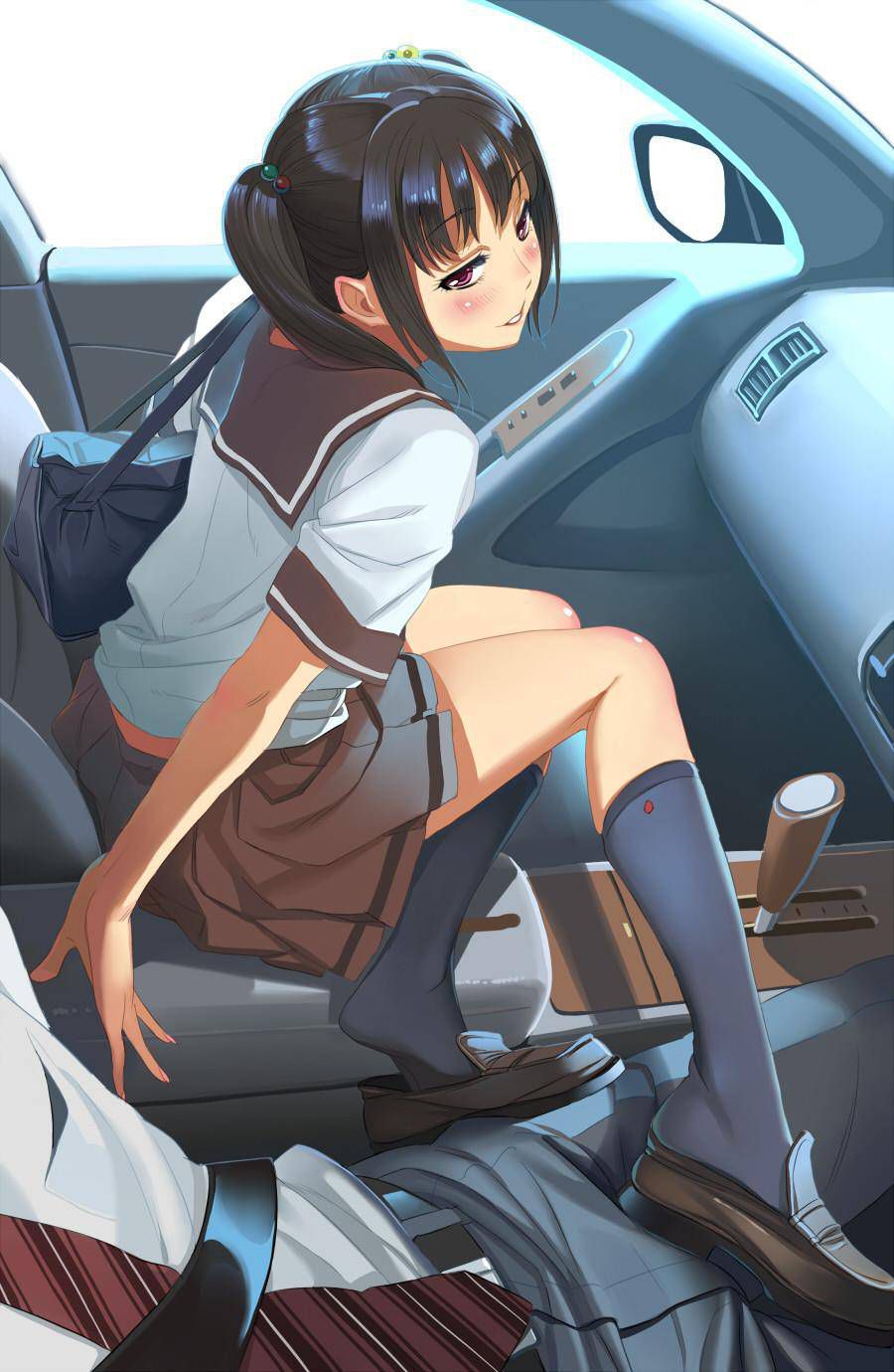 [Secondary] erotic image of a high school girl who is selling the body far from pants to the pocket money desire 2