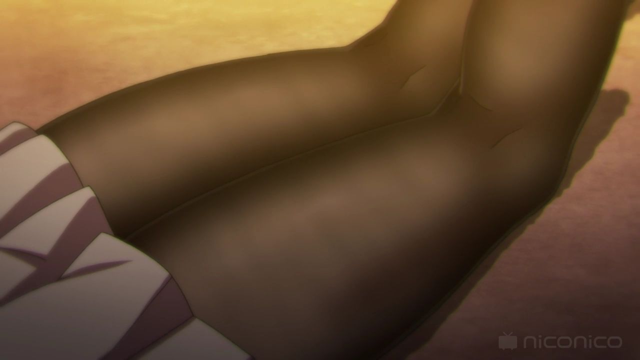 The erotic final episode that the erotic tights appearance of girls was greatly emphasized in the anime [See Tights] 12 episodes 13