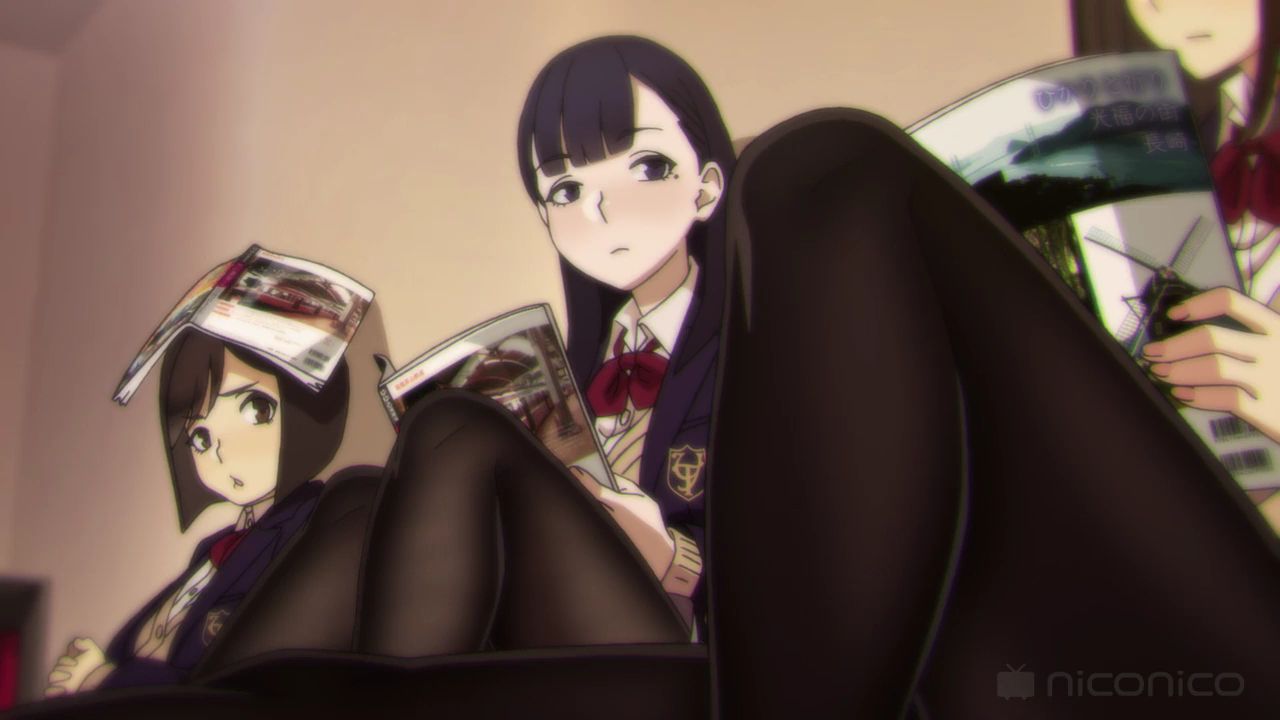The erotic final episode that the erotic tights appearance of girls was greatly emphasized in the anime [See Tights] 12 episodes 5