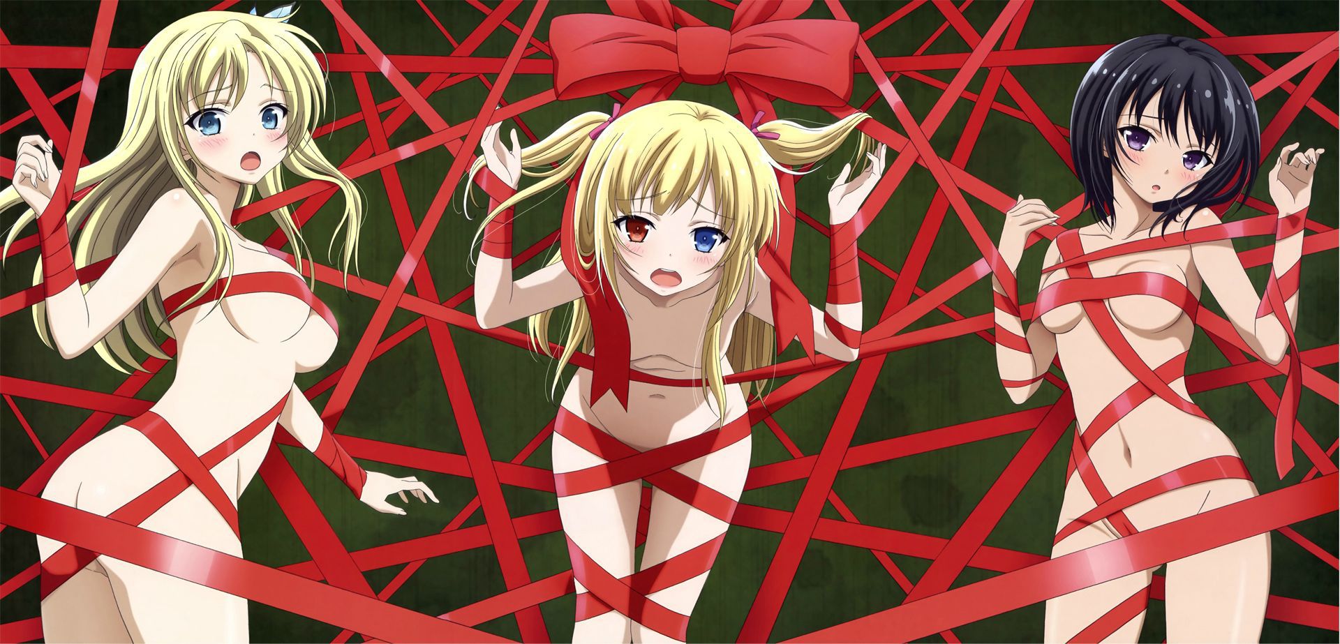 2D Erotic images summary of girls wrapped in ribbon 47 sheets 14