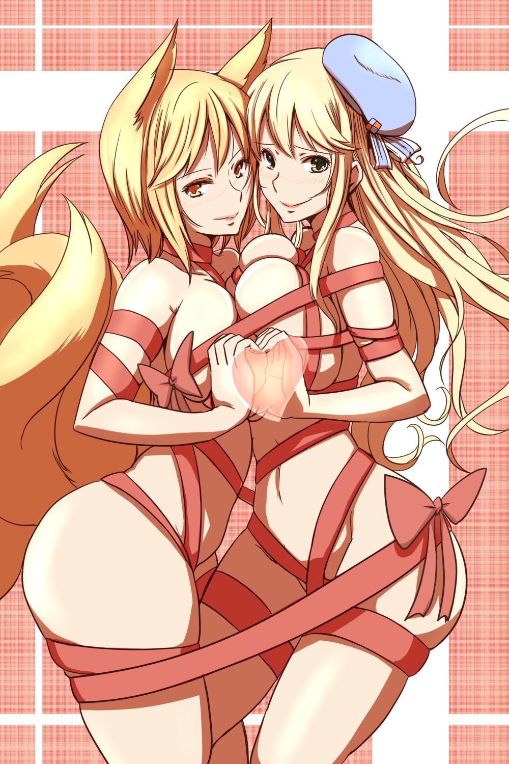 2D Erotic images summary of girls wrapped in ribbon 47 sheets 24