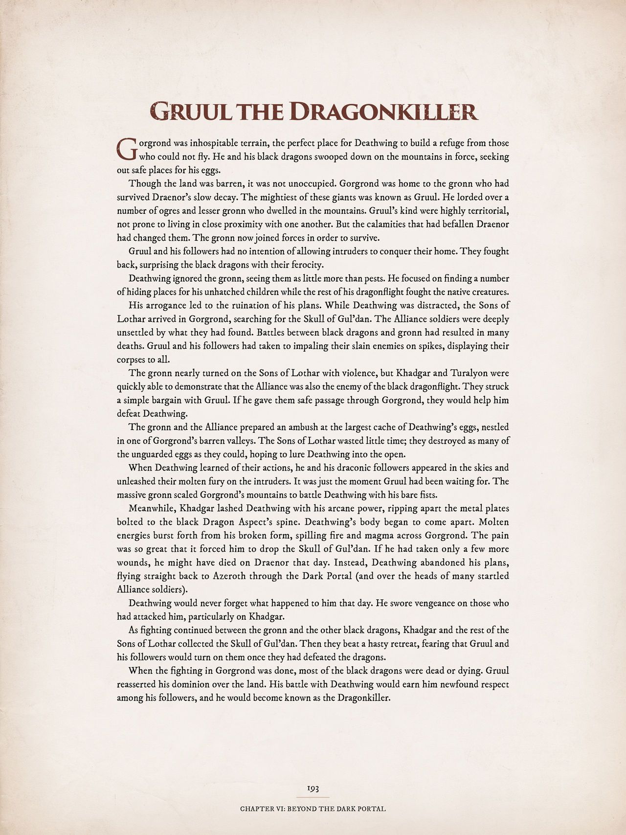 World of Warcraft Chronicle Volume II 188