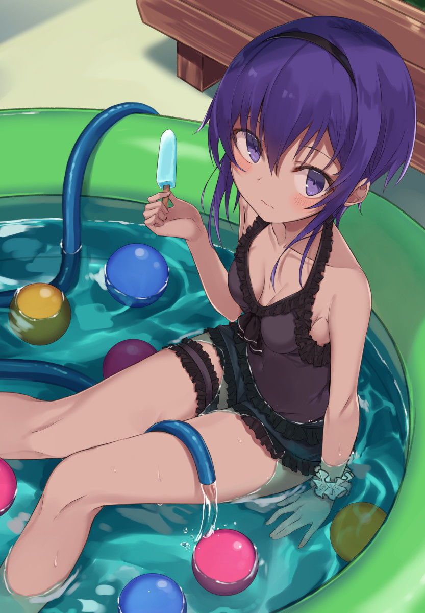 Koch is better than the pool or the sea in the resort. Girls cool off and play in the children's pool♪ 25