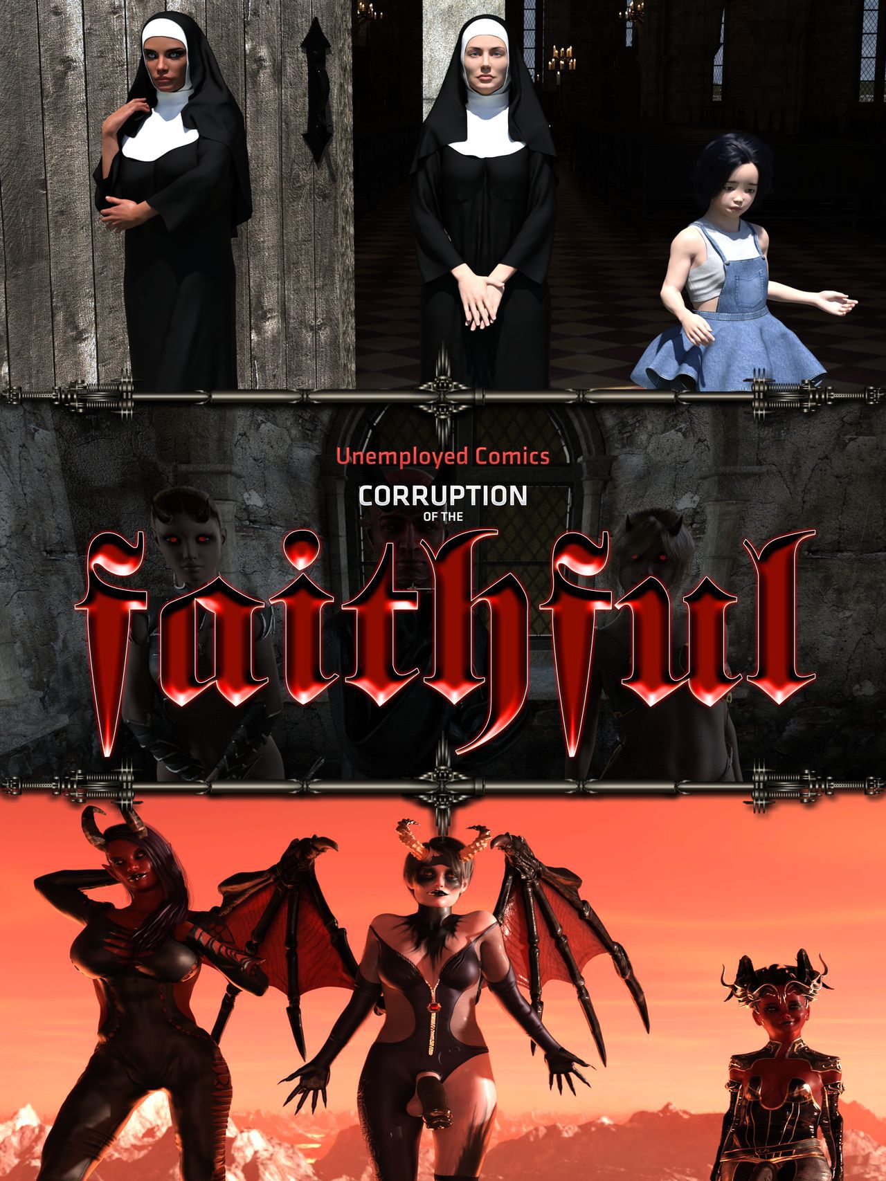 unemployed comics : Corruption of the Faithful (ongoing) 1