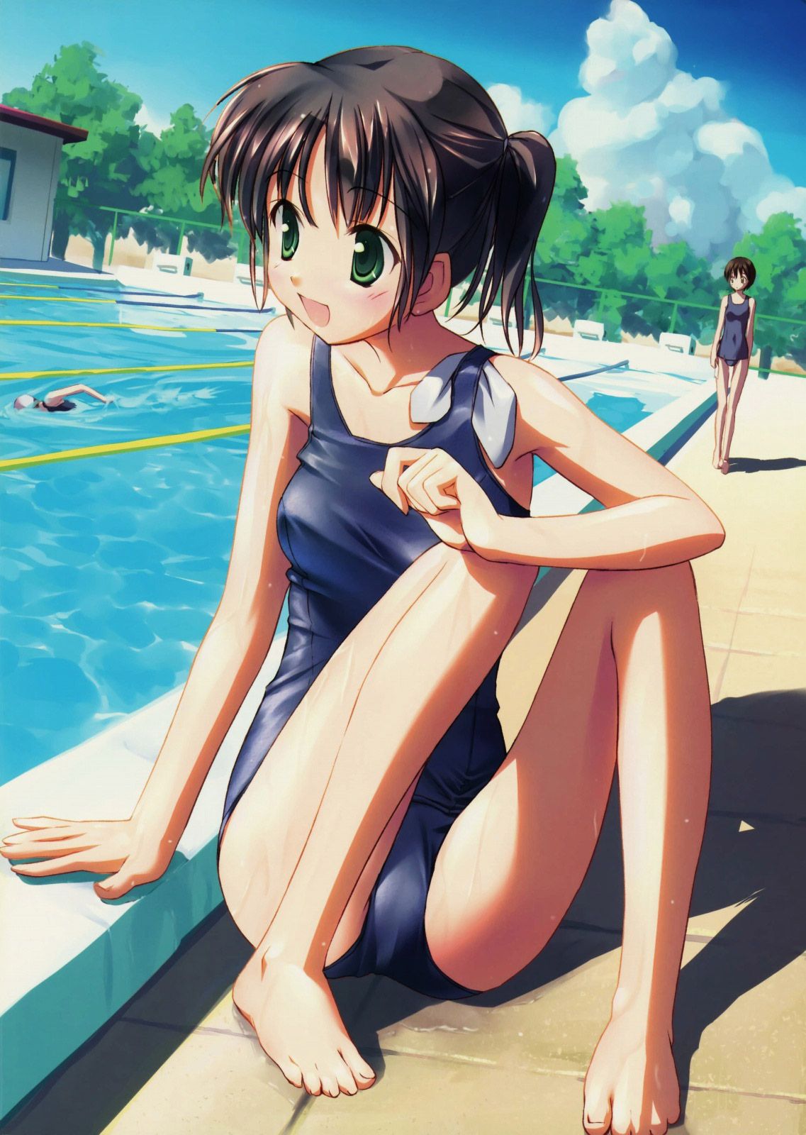 Two-dimensional sukui, swimming swimsuit beautiful girl erotic image assortment. vol.33 21