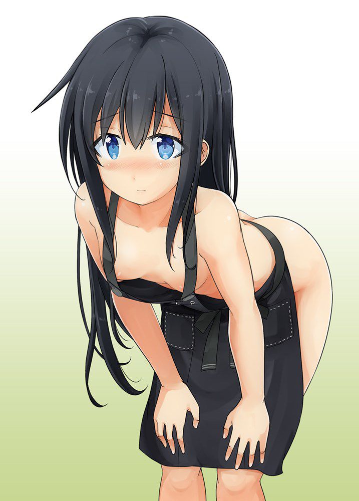 【Secondary】Erotic image of the girl in the naked apron that will be erected immediately when you get home 40