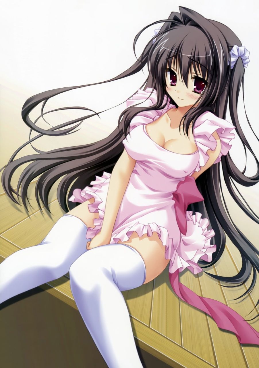 【Secondary】Erotic image of the girl in the naked apron that will be erected immediately when you get home 43