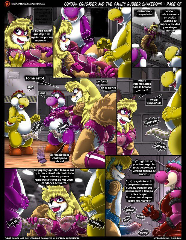 Condom Crusader And The Faulty Rubber Shakedown by Kitsune Youkai (spanish) 7