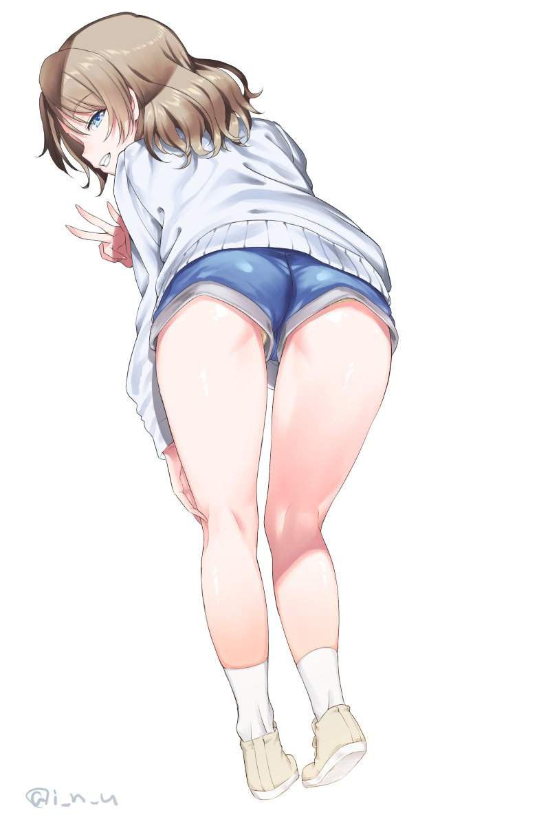 [Result of carelessness] secondary erotic image that is out of pants hami from shorts 22