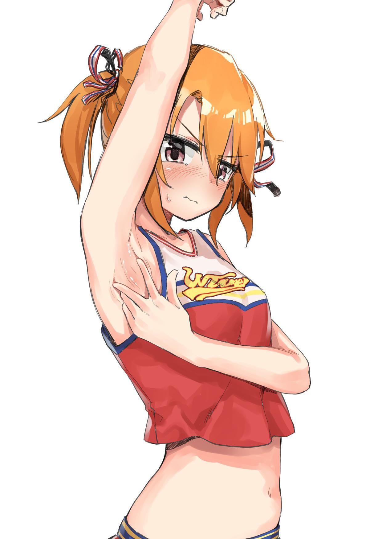 "Good luck♥ good luck♥" sports and lower body, cheerleader sei chiacos daughter to cheer with the whole body ♪ (23) 24