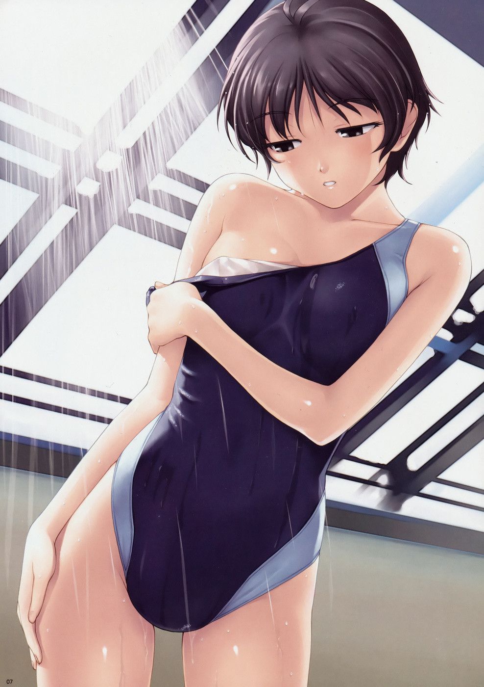 Two-dimensional sukui, swimming swimsuit beautiful girl erotic image assortment. vol.28 43