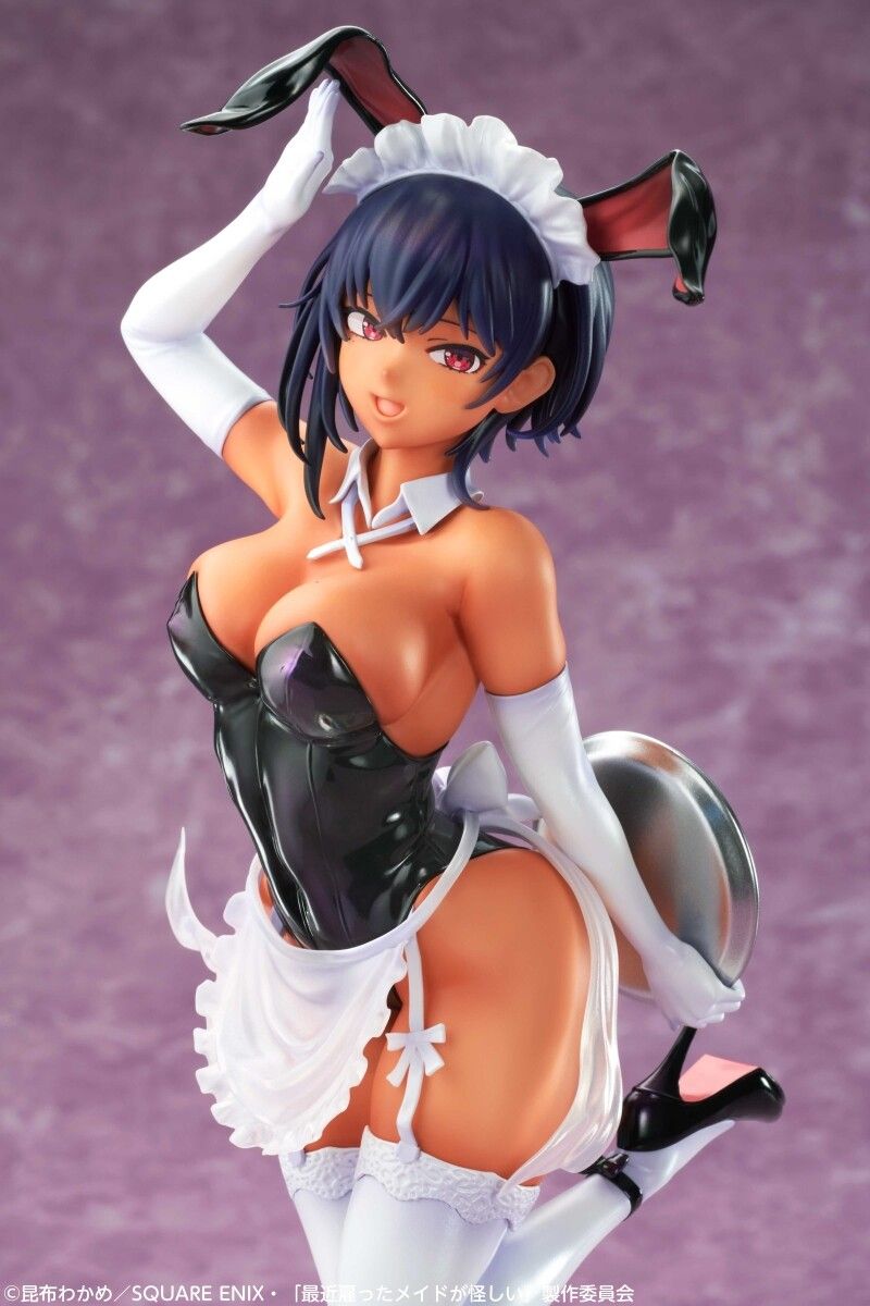 "The maid I recently hired is suspicious" Erotic figure of Lilith with erotic Dosquebe maid bunny 10