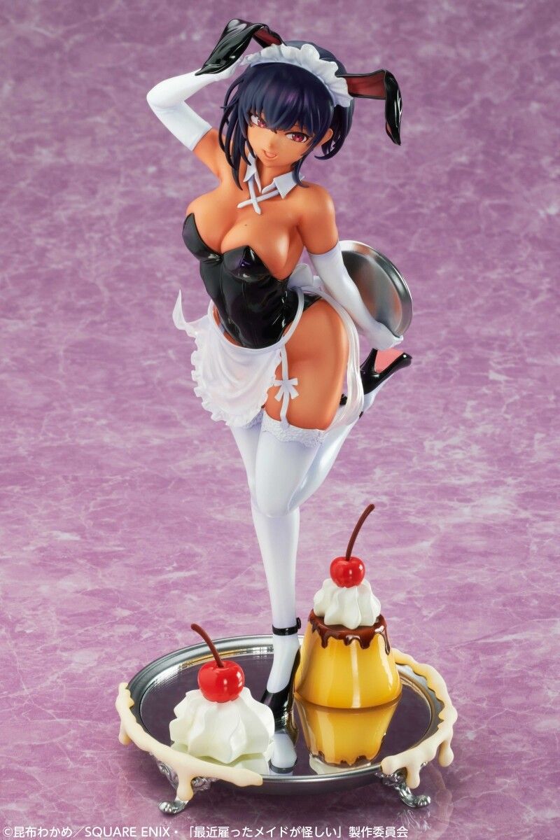 "The maid I recently hired is suspicious" Erotic figure of Lilith with erotic Dosquebe maid bunny 11