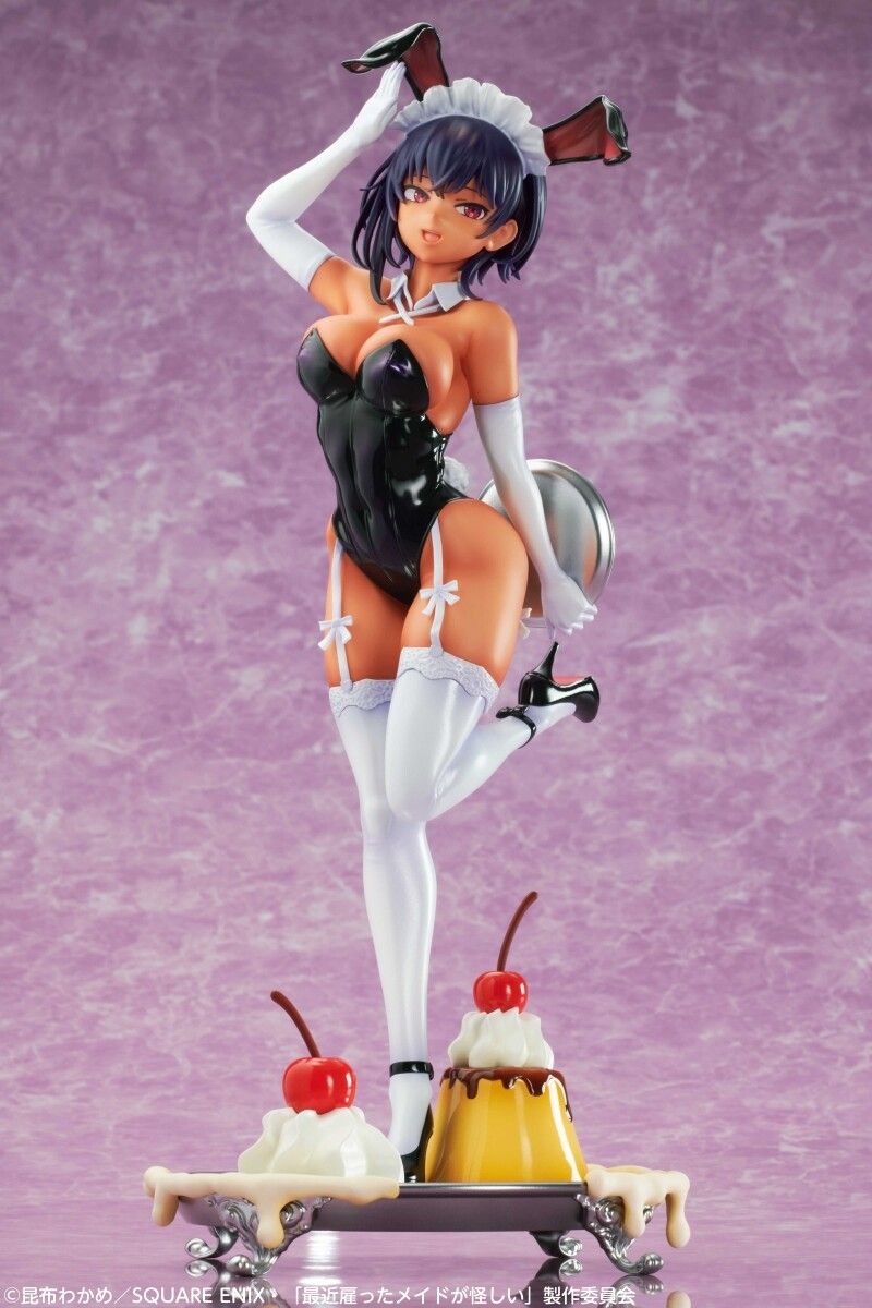 "The maid I recently hired is suspicious" Erotic figure of Lilith with erotic Dosquebe maid bunny 12