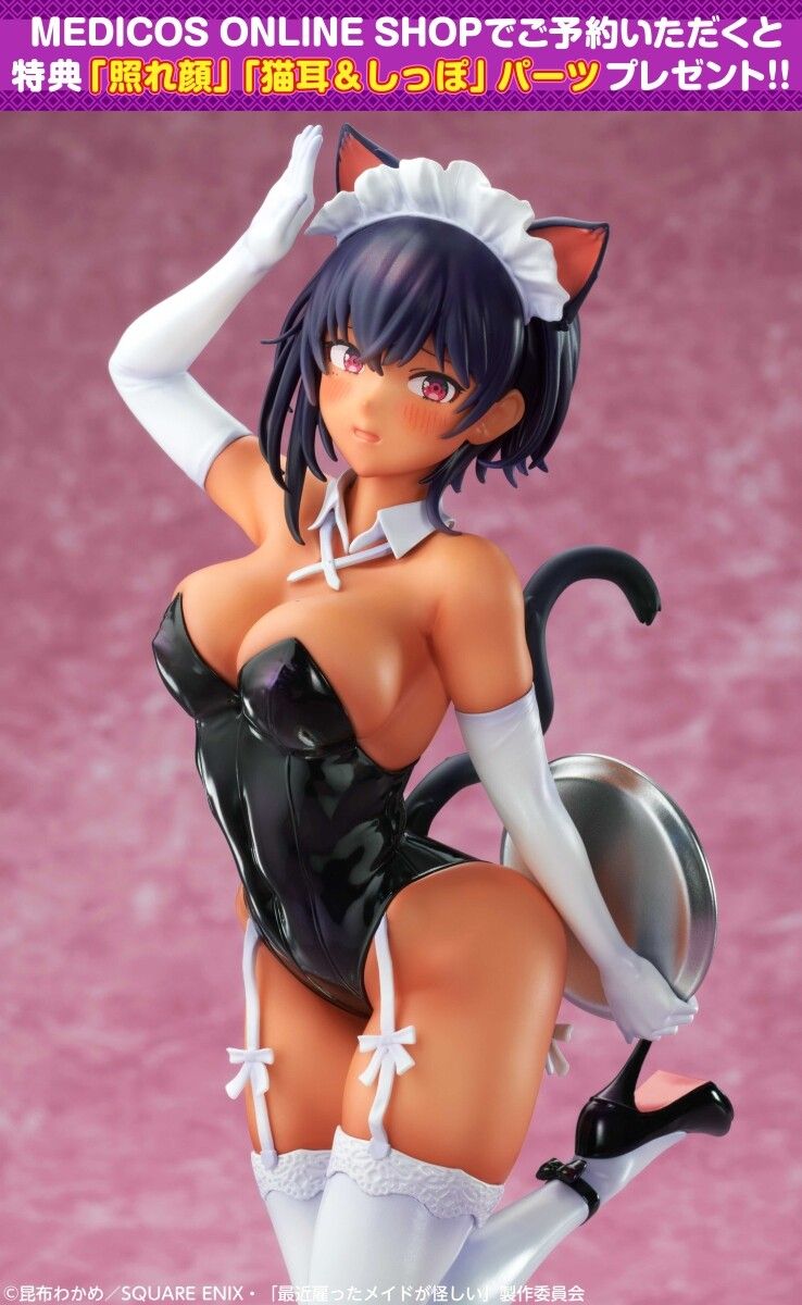 "The maid I recently hired is suspicious" Erotic figure of Lilith with erotic Dosquebe maid bunny 14