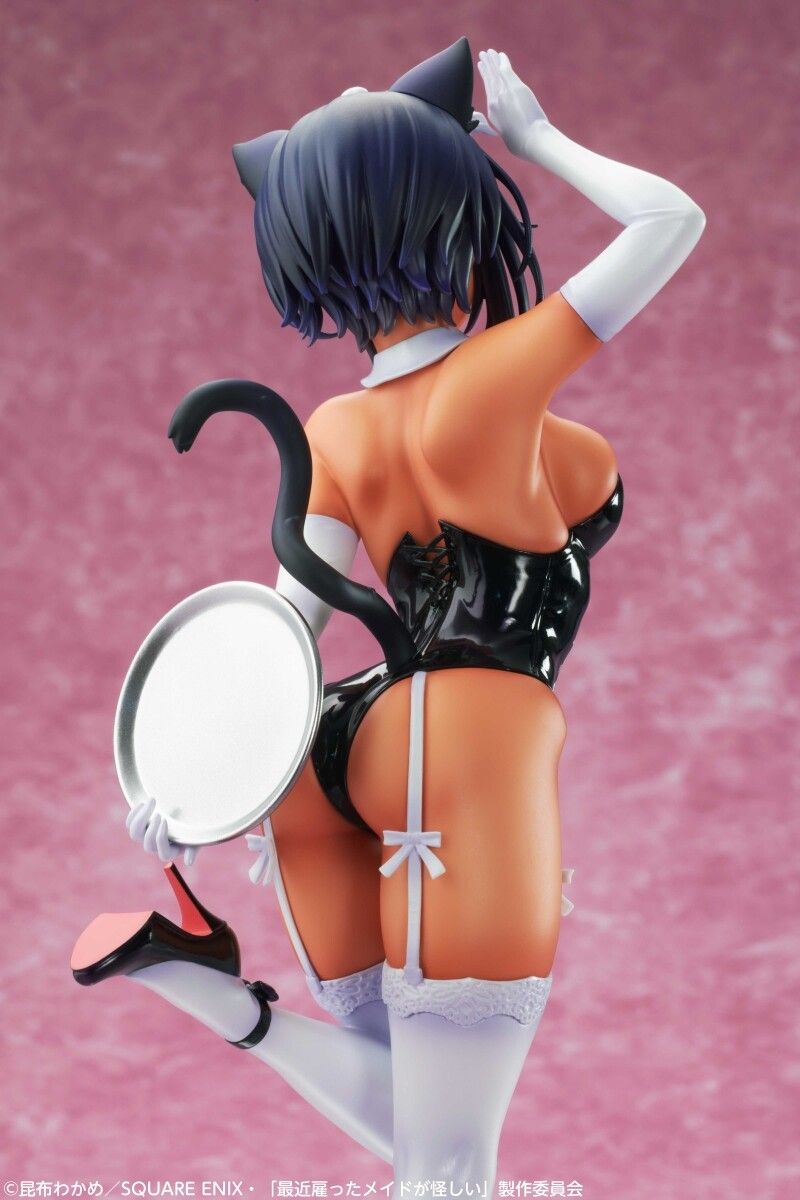 "The maid I recently hired is suspicious" Erotic figure of Lilith with erotic Dosquebe maid bunny 16