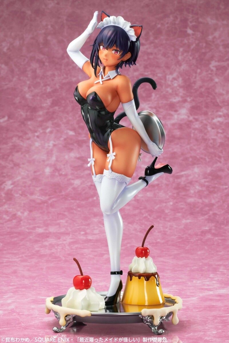 "The maid I recently hired is suspicious" Erotic figure of Lilith with erotic Dosquebe maid bunny 17