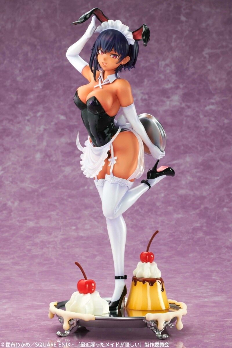 "The maid I recently hired is suspicious" Erotic figure of Lilith with erotic Dosquebe maid bunny 3