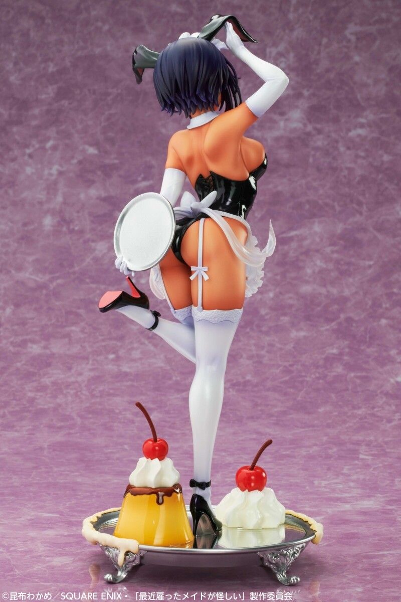 "The maid I recently hired is suspicious" Erotic figure of Lilith with erotic Dosquebe maid bunny 5
