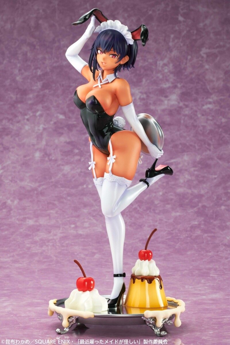 "The maid I recently hired is suspicious" Erotic figure of Lilith with erotic Dosquebe maid bunny 7