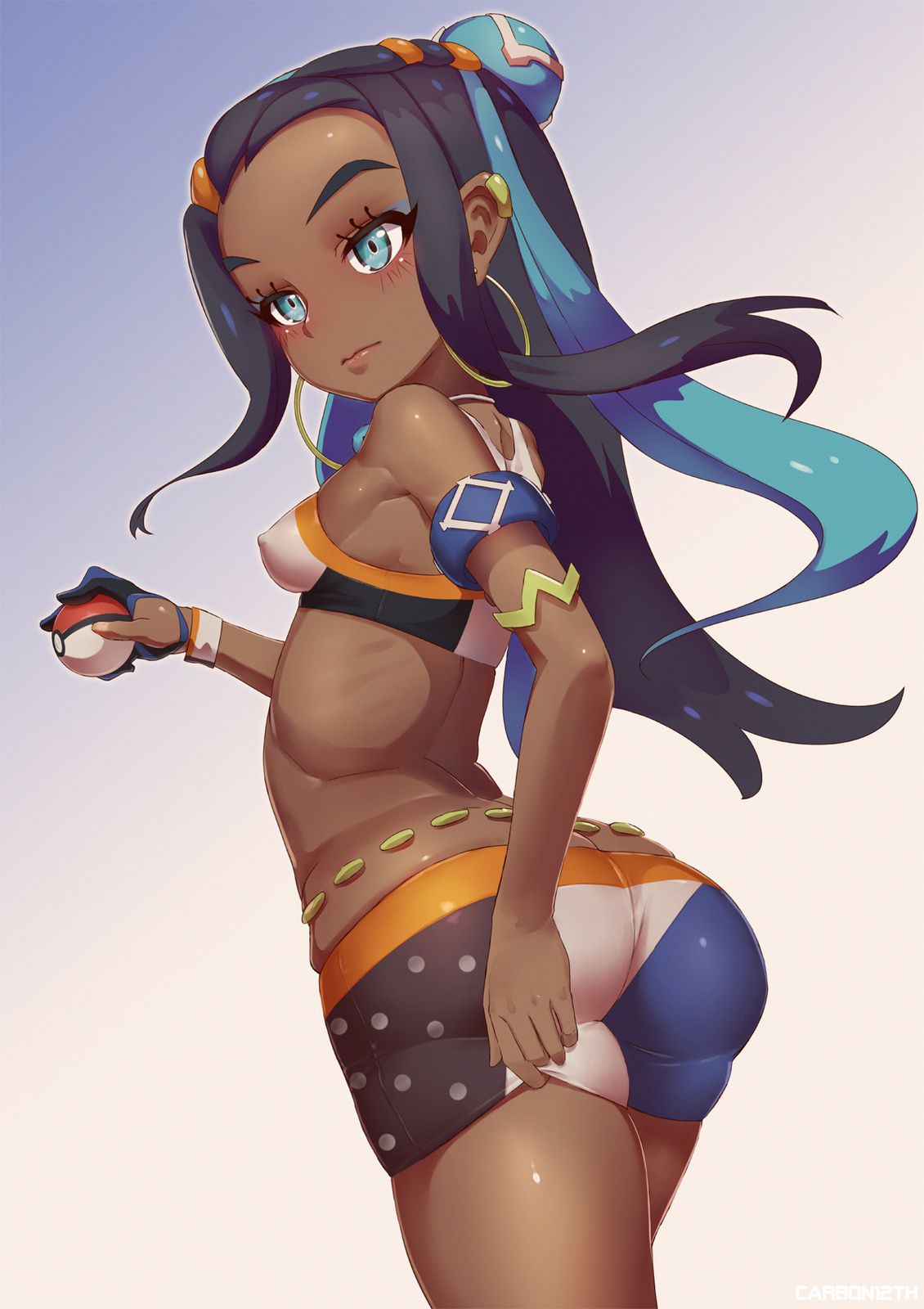 [Pokemon] brown navel water gym leader, erotic images of Lurina Part 2 8