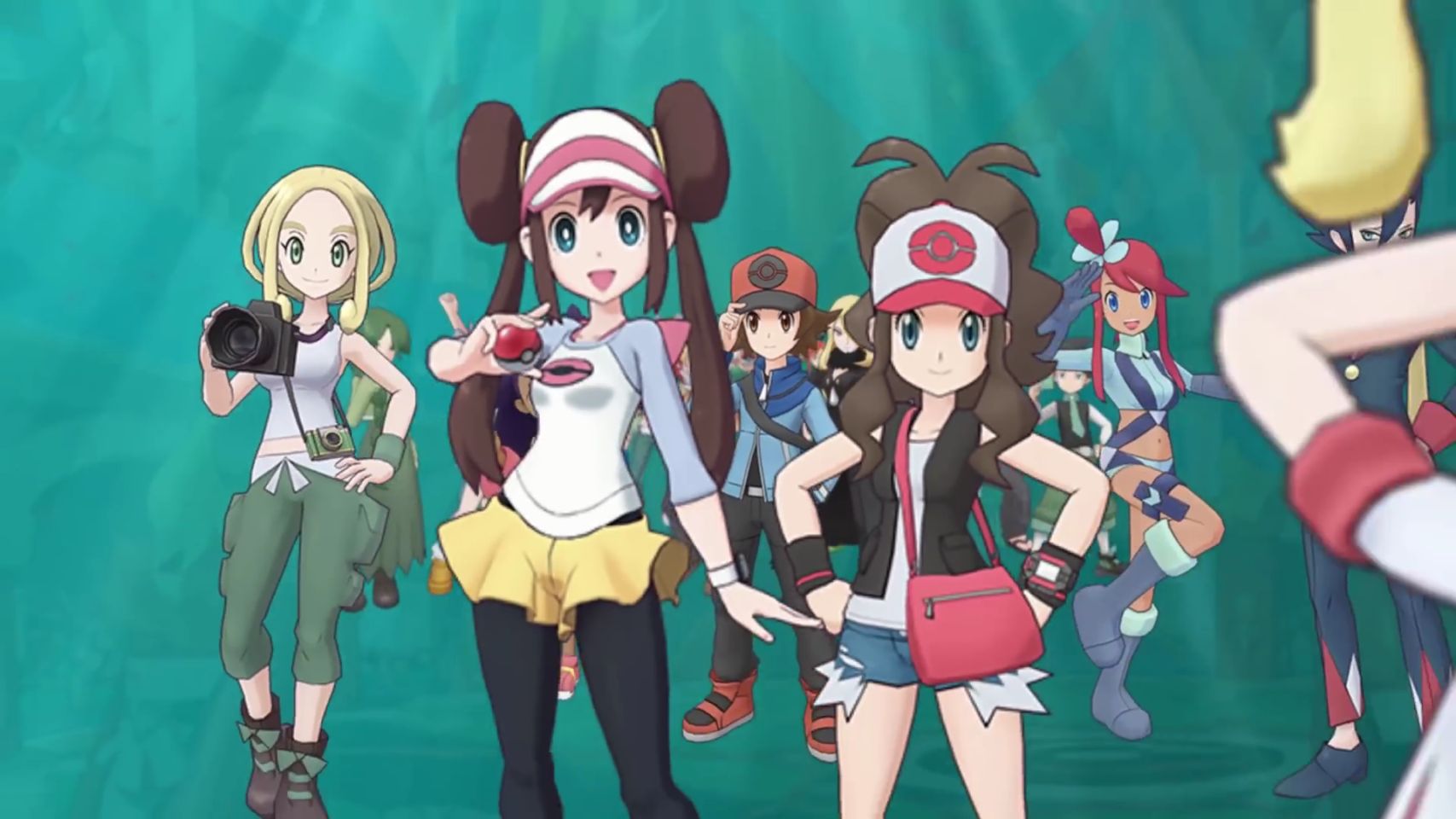 "Pokemon Masters" All the erotic girl trainers who dress up in a big dress gather 33
