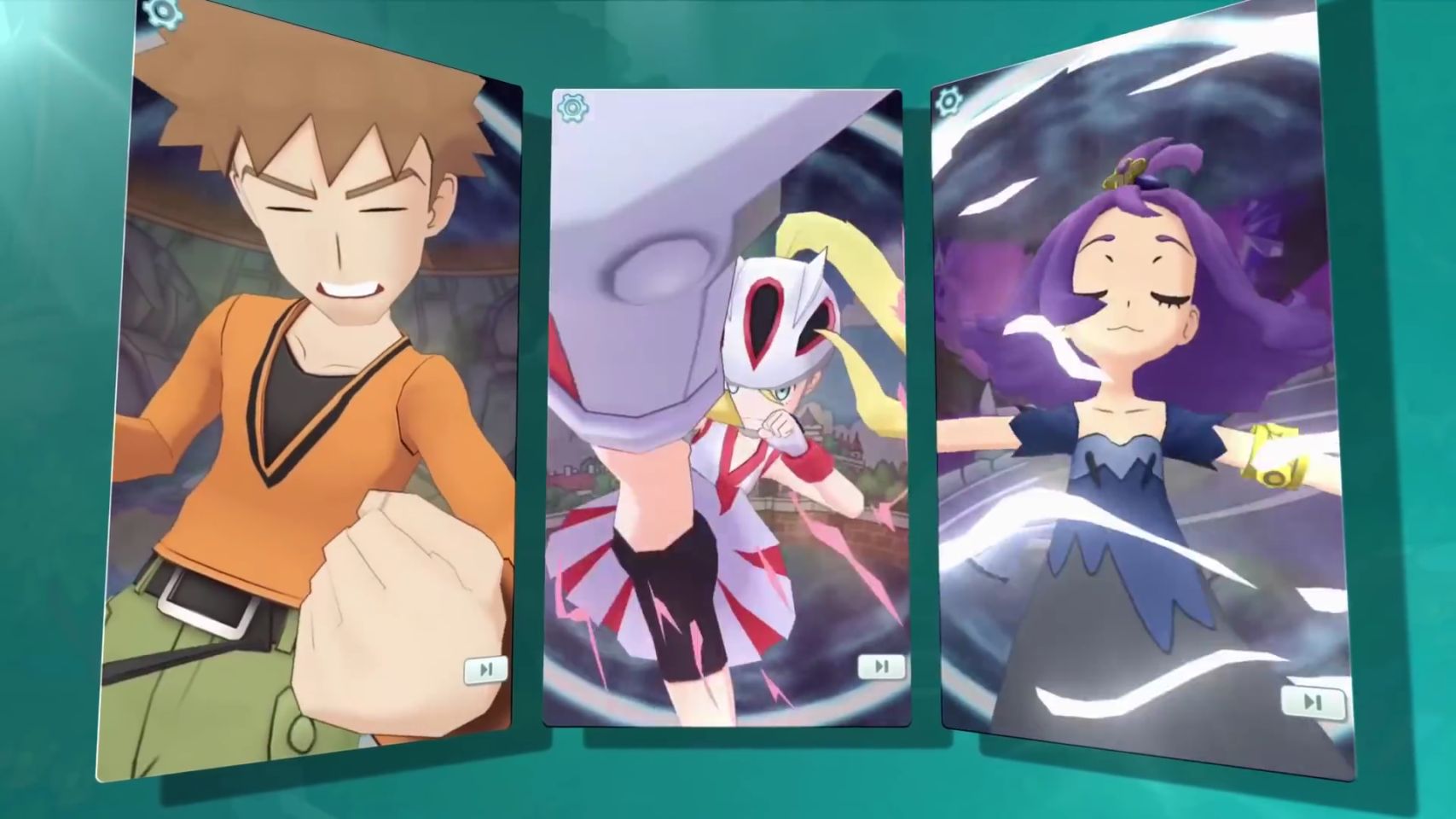 "Pokemon Masters" All the erotic girl trainers who dress up in a big dress gather 34