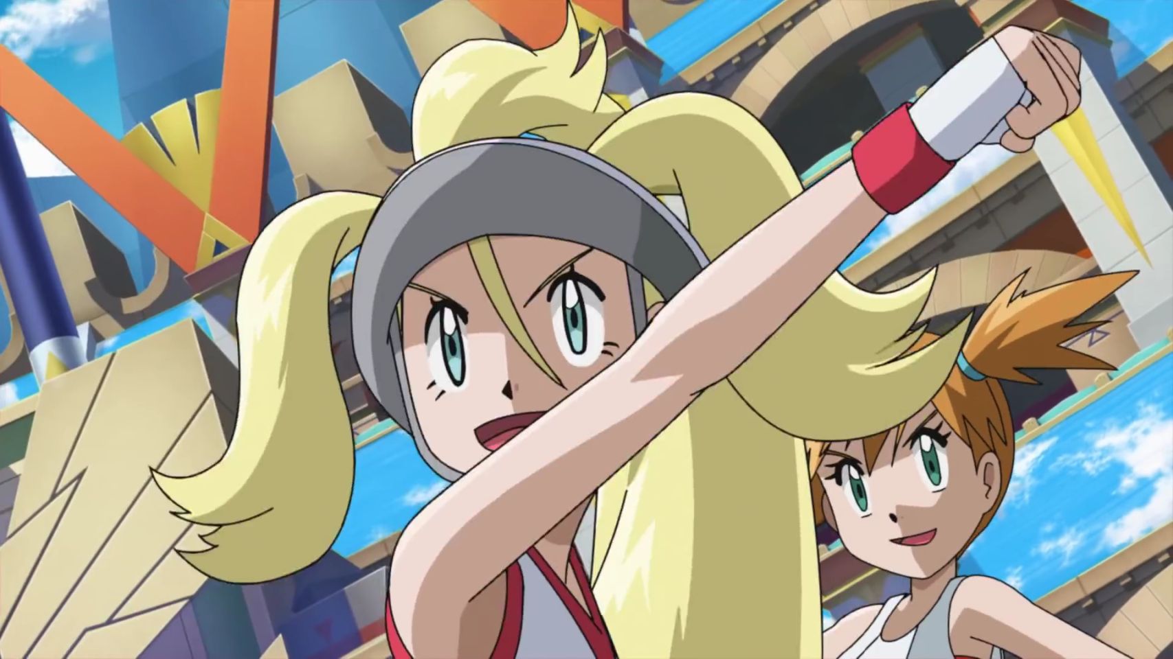 "Pokemon Masters" All the erotic girl trainers who dress up in a big dress gather 5