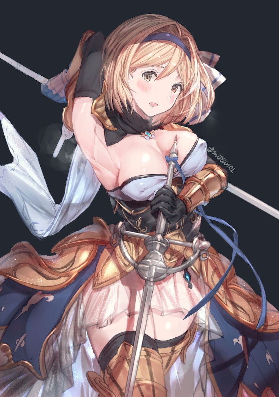 Is it all right with such attractive equipment? You can fight on the battlefield, and the image of the female warrior who is being teased by defeat 28