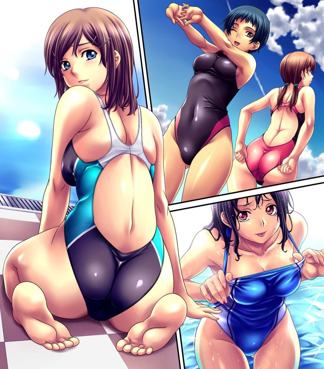 Two-dimensional sukui, swimming swimsuit beautiful girl erotic image assortment. vol.21 14