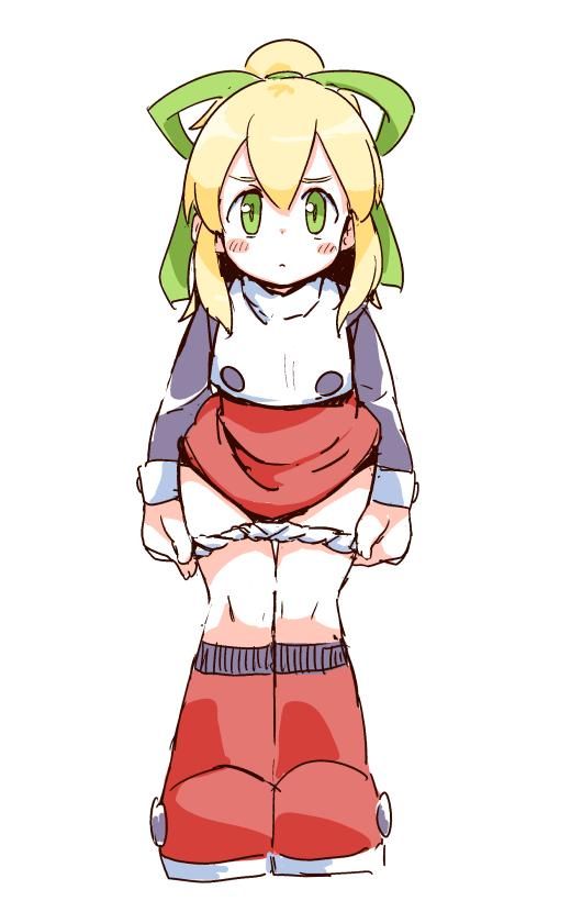 [Roll Pan] the same loli cute white pants appearance is unbearable roll pants erotic image of the Rock Man series of Roll Chan! 6