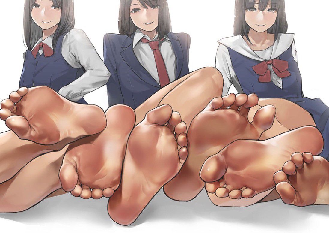It is a picture to be able to worship a rainbow girl's raw feet smooth and soft! 36