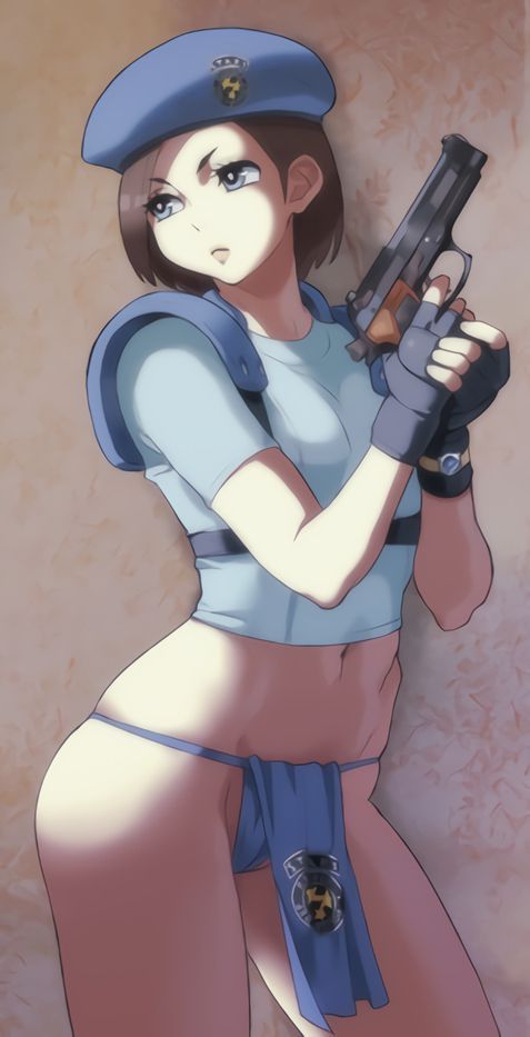 【Resident Evil Erotic Image】 Here is a secret room for those who want to see Jill Valentine's face Ahe! 15