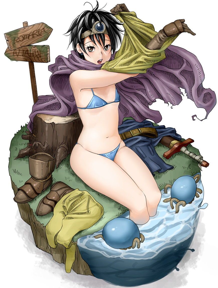 Why are there so many secondary erotic images of female characters of Dragon Quest 3? 30