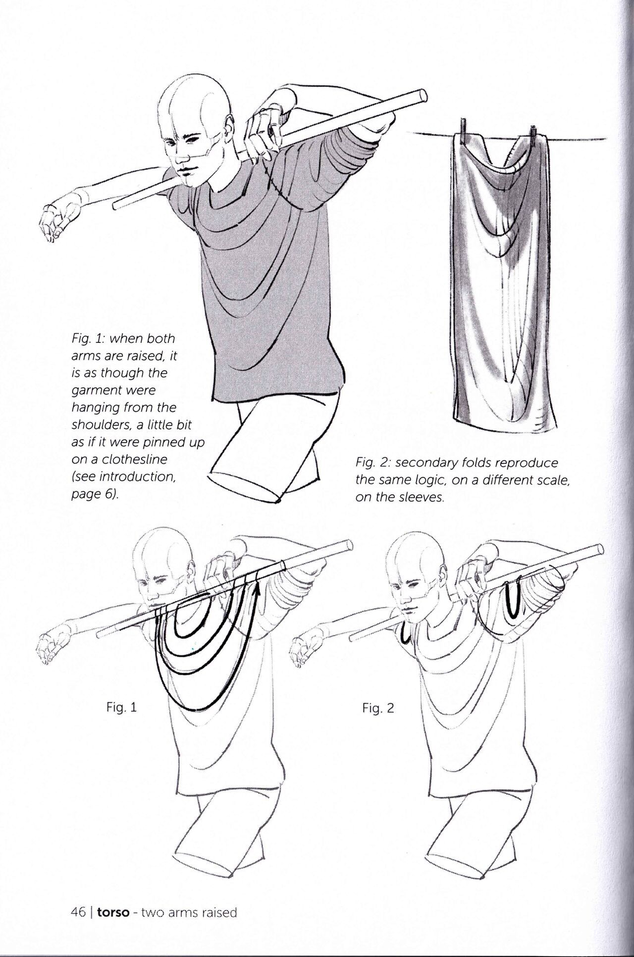 Morpho Clothing Folds and Creases Anatomy for Artists 48